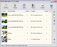 Screenshot of AVI Slide Show